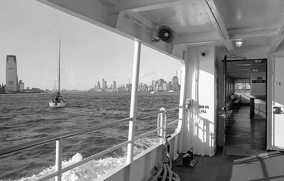 35mm f/2 - Ilford HP5 - Liberty State Park Ferry - NJ