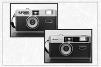 The AgfaPhoto and Ilford Sprite II reusable 35mm Film Cameras